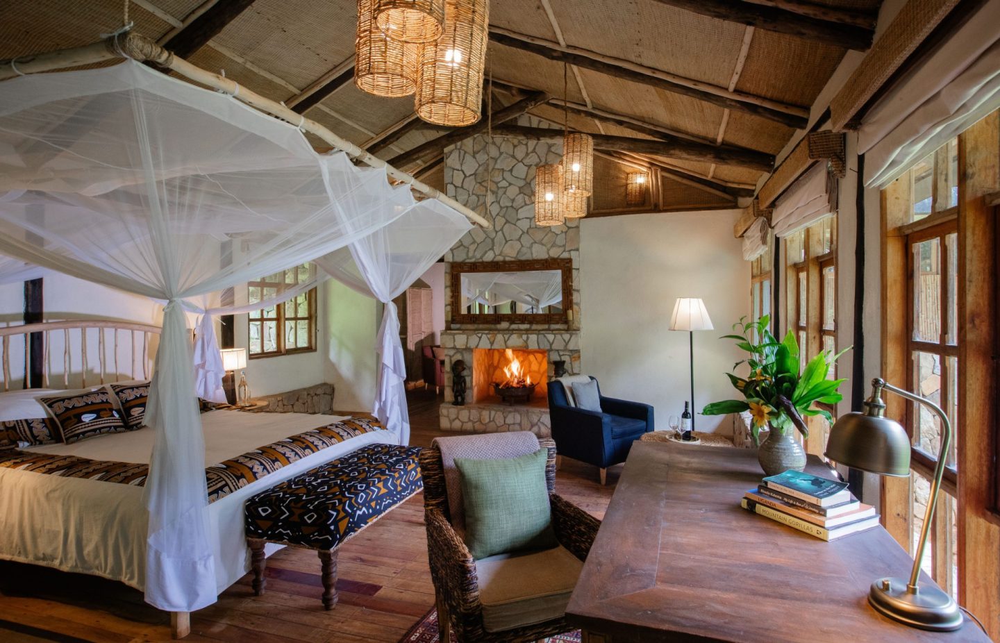 Accommodation: There are a number of beautiful lodges within the Bwindi area who are dedicated to the preservation of the gorillas of Bwindi. ©Volcanoes Safari