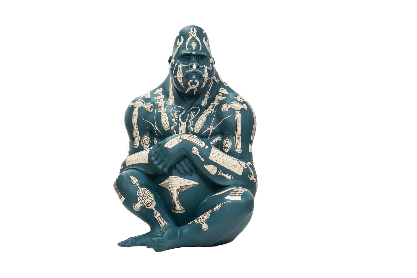 Adam Dant - Gorilla Toolkit - Artist Sculpture - Tusk Gorilla Trail in Covent Garden 2023