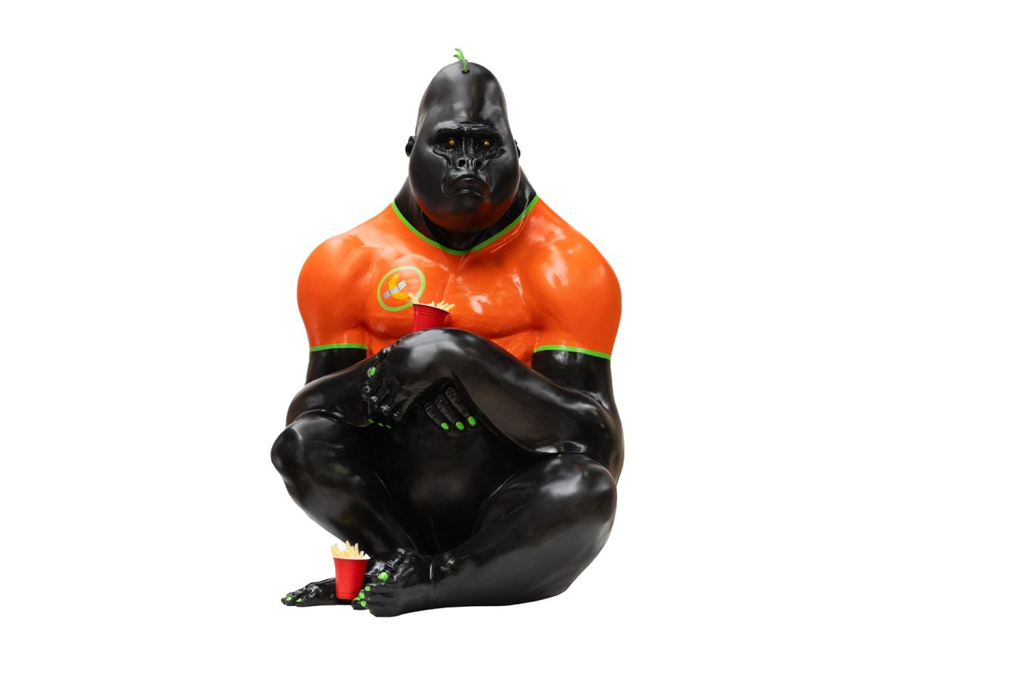 Mauro Perucchetti – King Gone- Artist Sculpture - Tusk Gorilla Trail in Covent Garden 2023